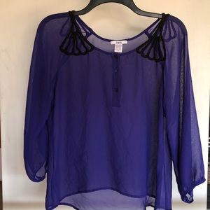 Purple blouse